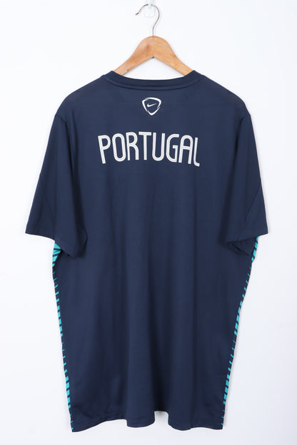 Portugal 2014/2015 NIKE Pre-Match Training Soccer Jersey (XXL)
