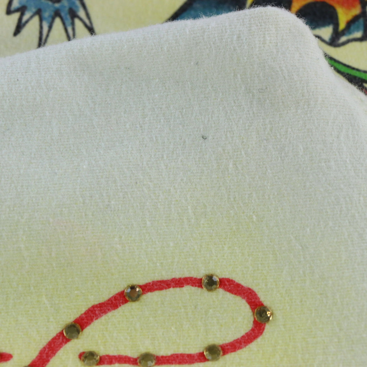 Vintage ED HARDY Y2K Rhinestone Hooded Sweatshirt *Aubs Vintage Sole Melbourne