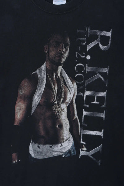R.Kelly 'TP-2.com' Tour Front Back T-Shirt (L) | Vintage Sole Melbourne