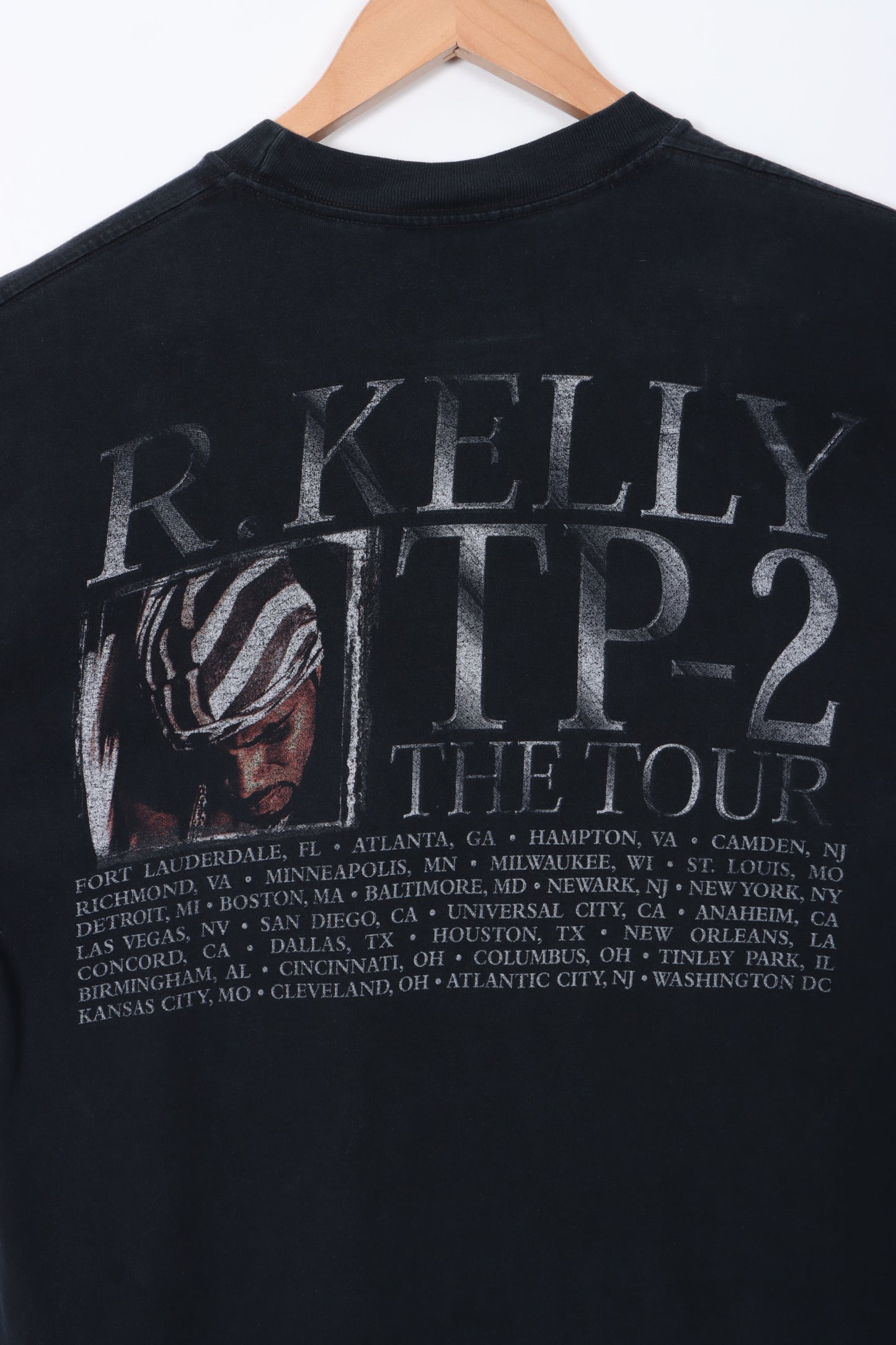 R.Kelly 'TP-2.com' Tour Front Back T-Shirt (L)