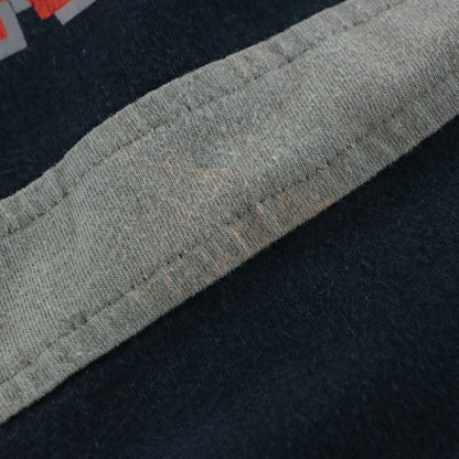 HARLEY DAVIDSON "Pre-Lux Motorcycle Oil' Taupe & Black Double Sided Long Sleeve T-Shirt (L)