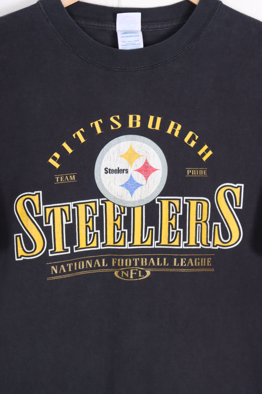 NFL Pittsburgh Steelers Football Spell Out Tee (M)