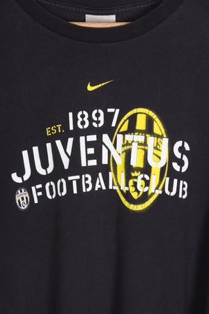 NIKE Centre Swoosh Juventus Football Club Long Sleeve Tee (L)