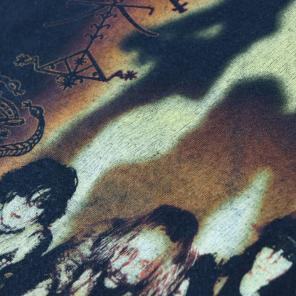 Motley Crue 'Route Of All Evil' Tour ANVIL Double Sided Black Band Tee (M)