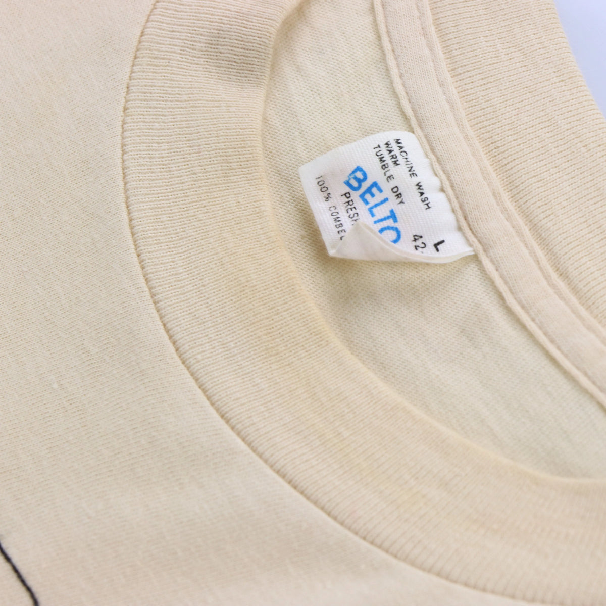 Vintage VENICE Nude Rollerskater Ladies Single Stitch USA Made Salmon T-Shirt *Aubs Vintage Sole Melbourne