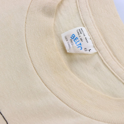 Vintage VENICE Nude Rollerskater Ladies Single Stitch USA Made Salmon T-Shirt *Aubs Vintage Sole Melbourne