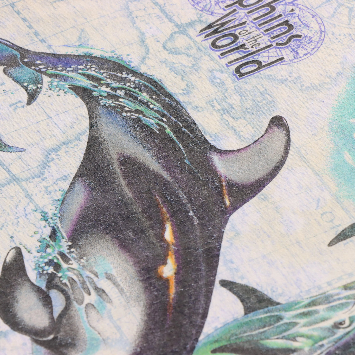 Vintage Dolphin Atlas All Over Print *Aubs Vintage Sole Melbourne