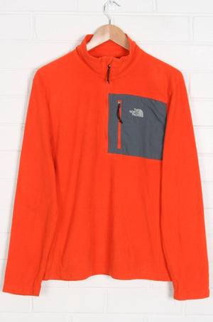 THE NORTH FACE Orange 1/4 Zip Fleece (M)