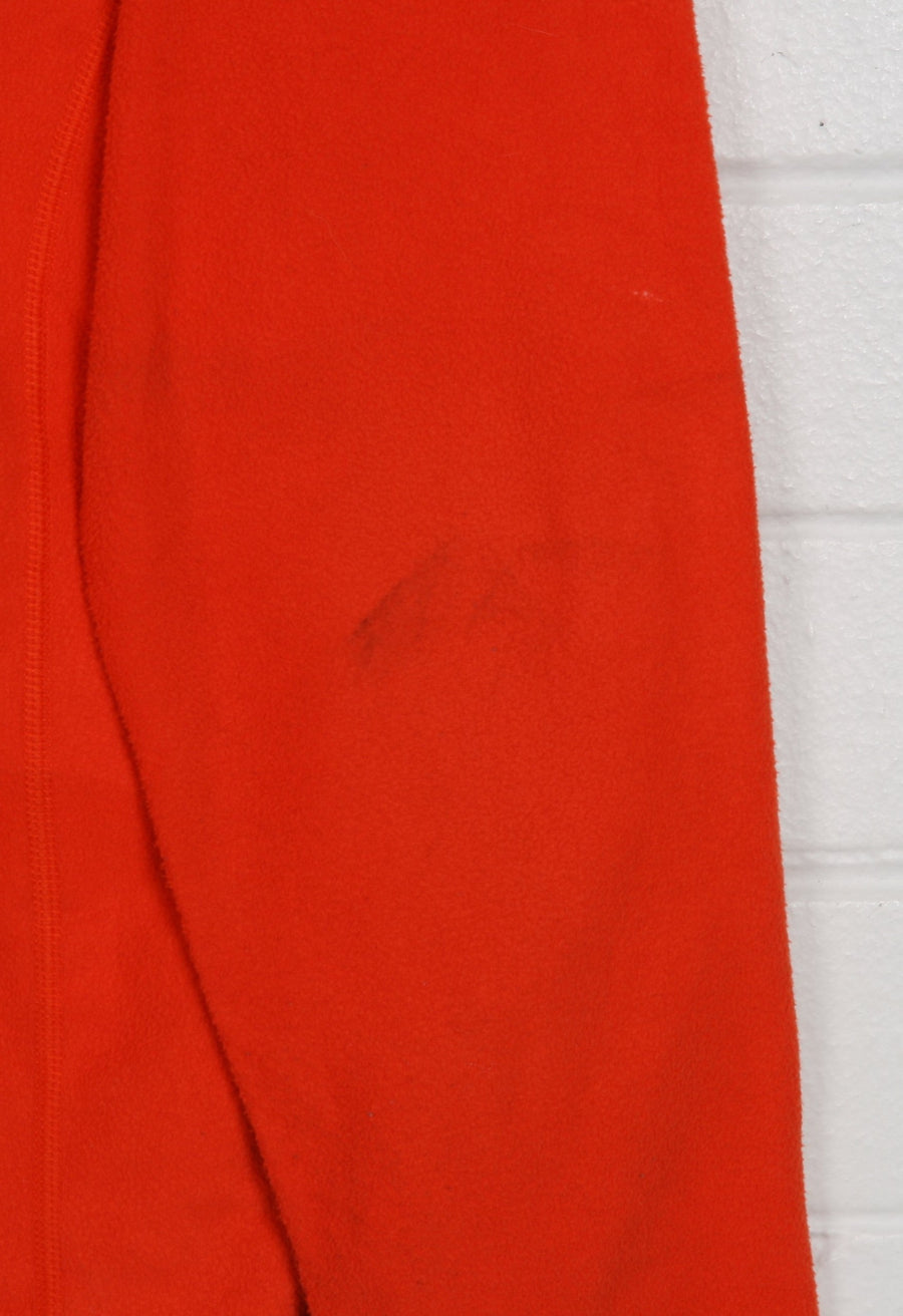THE NORTH FACE Orange 1/4 Zip Fleece (M)