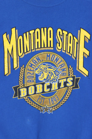 Montana State Bobcats Big Logo NUTMEG Sweatshirt (L-XL)