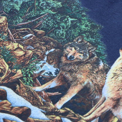 Vintage Wolf Nashville Navy Single Stitch USA Made T-Shirt *Aubs Vintage Sole Melbourne