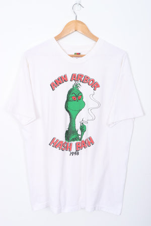 Ann Arbor Hash Bash 1998 Dr Seuss Grinch Single Stitch T-Shirt (XL)