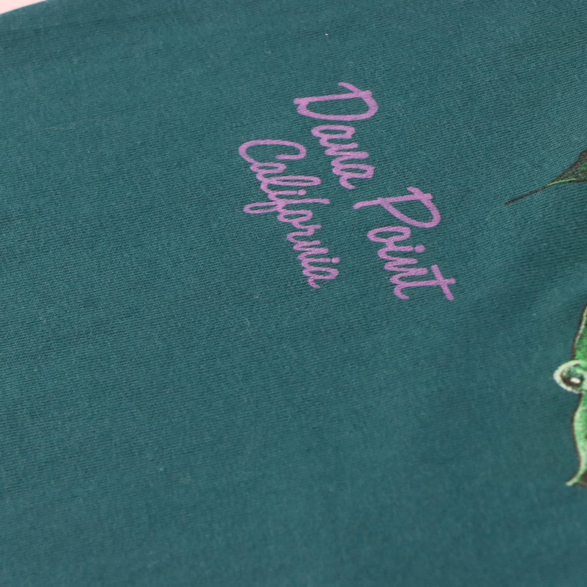 1994 Vintage HABITAT Frogs Forest Green USA Made T-Shirt *Aubs Vintage Sole Melbourne