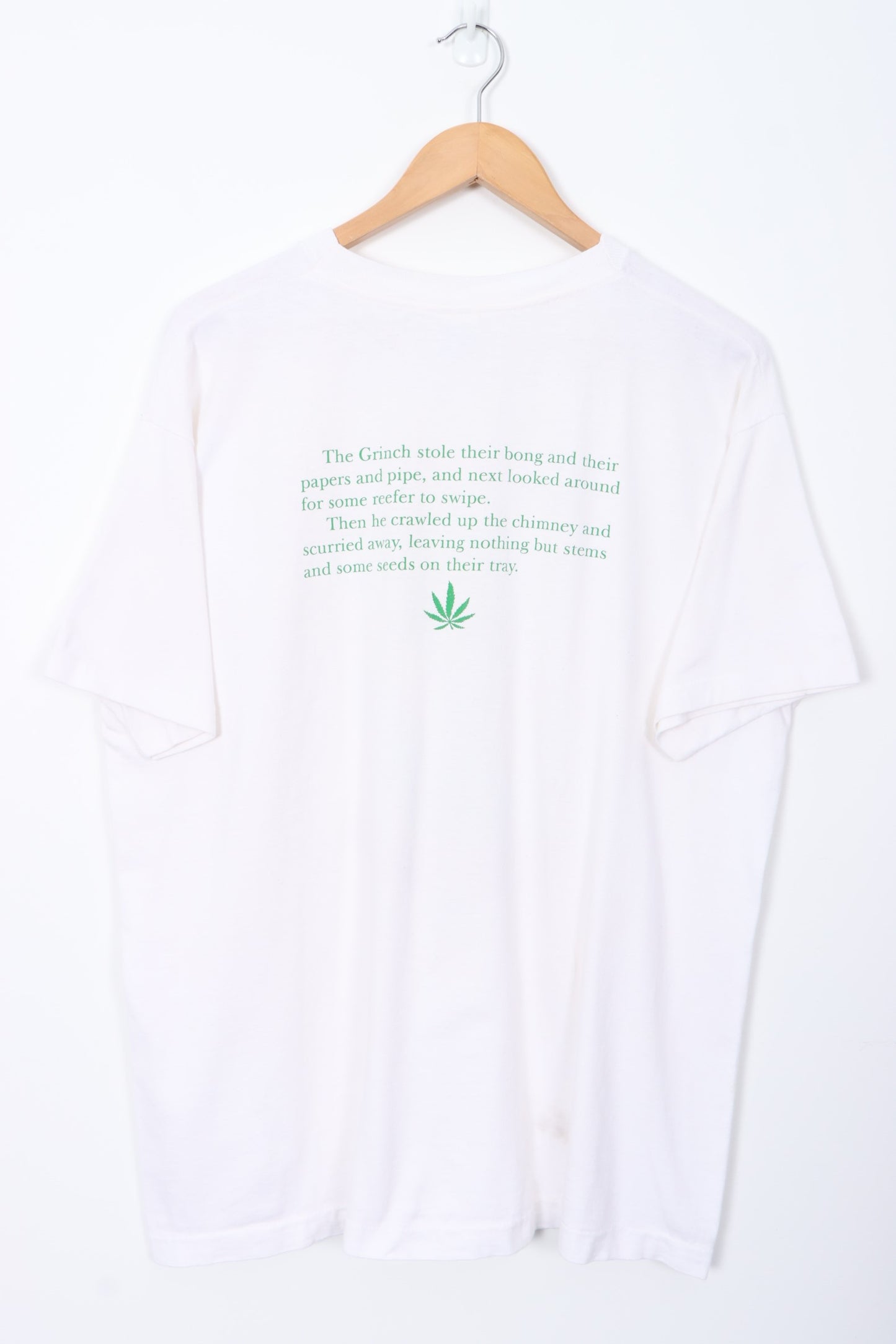 Ann Arbor Hash Bash 1998 Dr Seuss Grinch Single Stitch T-Shirt (XL)