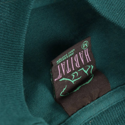 1994 Vintage HABITAT Frogs Forest Green USA Made T-Shirt *Aubs Vintage Sole Melbourne
