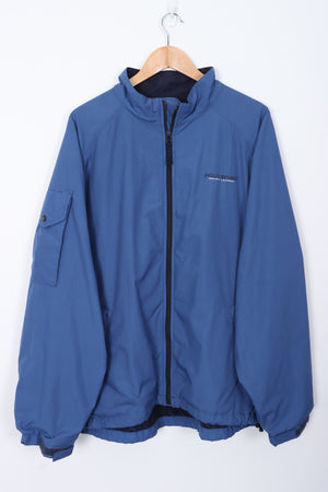RALPH LAUREN POLO SPORT Blue Windbreaker Jacket (XL)
