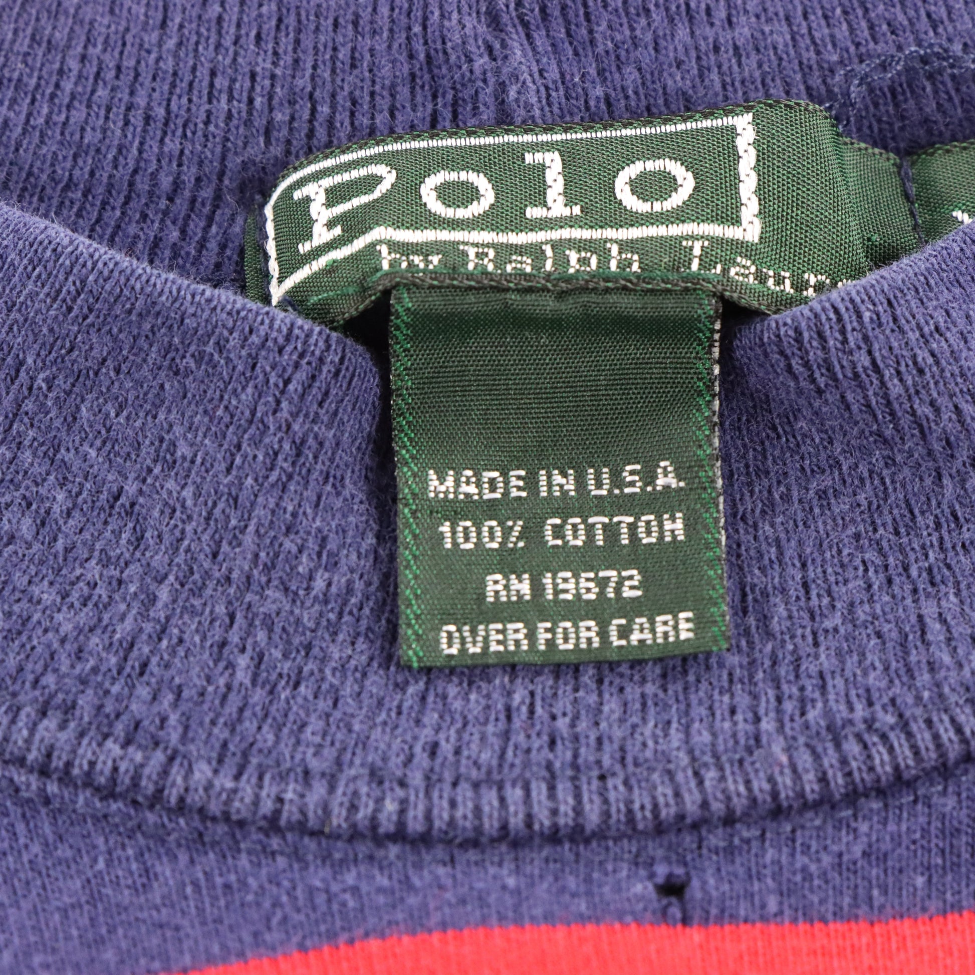 Vintage POLO RALPH LAUREN Multicolour Stripe & Embroidered Pony Logo USA Made Long Sleeve T-Shirt (L-XL TALL) ***COCO Vintage Sole Melbourne