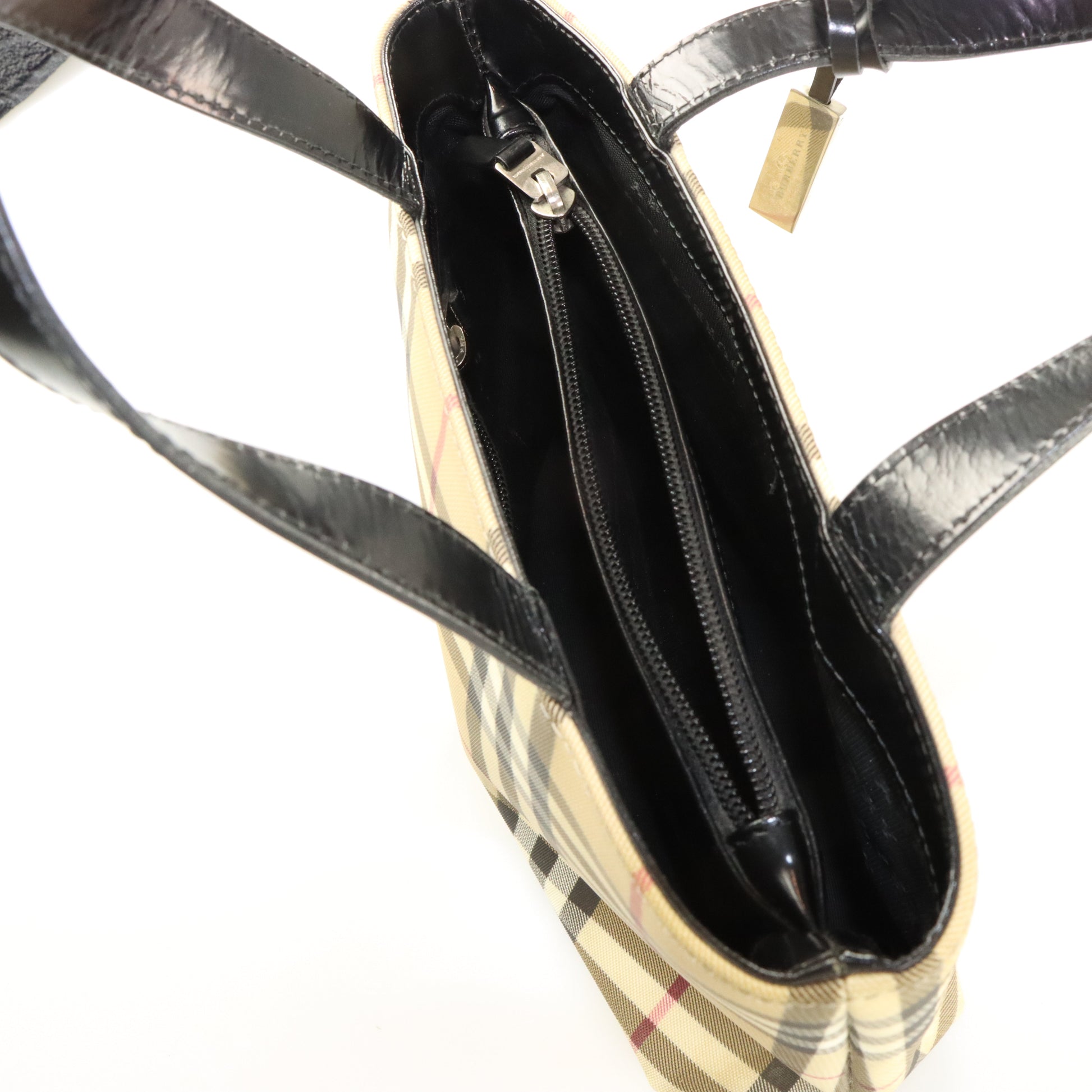 Vintage BURBERRY Italian Made Signature Plaid Design Mini Tote Bag Vintage Sole Melbourne