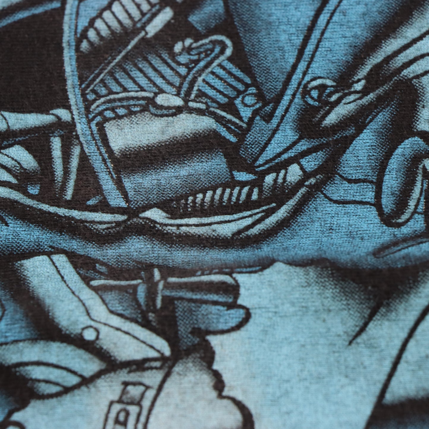 1996 LOONEY TUNES 'Taz Rules' Motorcycle USA Made Single Stitch T-Shirt (L)