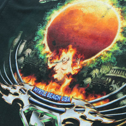 Club Kryptonite Myrtle Beach USA Double Sided DELTA Souvenir TShirt (M-L)