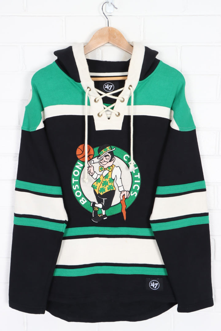 NBA Boston Celtics 47BRAND 'Superior Lacer' Hoodie (M-L)