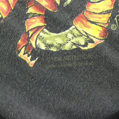 METALLICA Vintage 1992 USA Made 'Pushead' Graphic Band Tee (M-L)