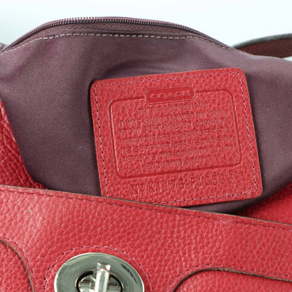 Vintage COACH Red Cross Body Leather Bag *Aubs Vintage Sole Melbourne
