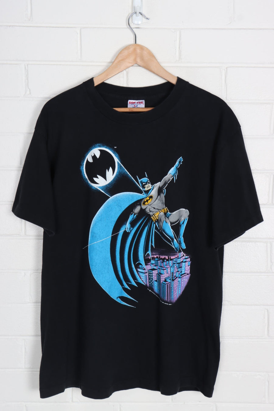 Vintage 1988 Batman DC Comics Movie Promo Tee USA Made (L)
