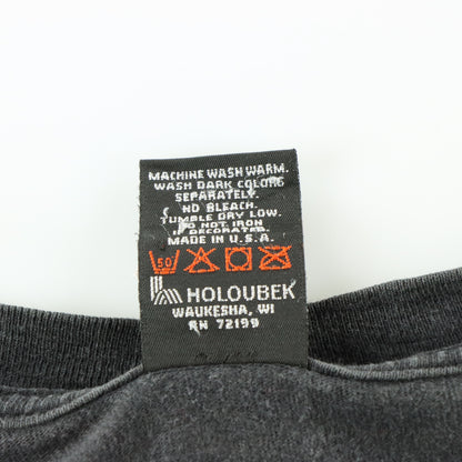 HARLEY DAVIDSON Hollywood Art Deco Graphic Double Sided TShirt USA Made (XXXL)