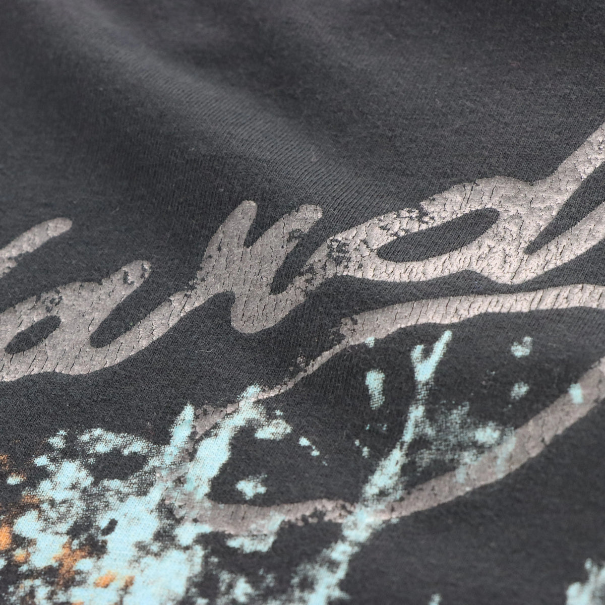Vintage ED HARDY X CHRISTIAN AUDIGIER Pirate Skull Black Double Sided Y2K Tee (XS-S) ***COCO Vintage Sole Melbourne