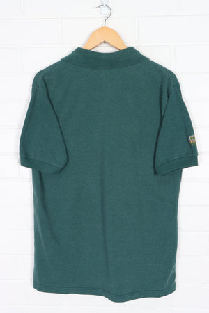 LACOSTE 'La Chemise' Double Logo Green Polo Shirt France Made (M-L)