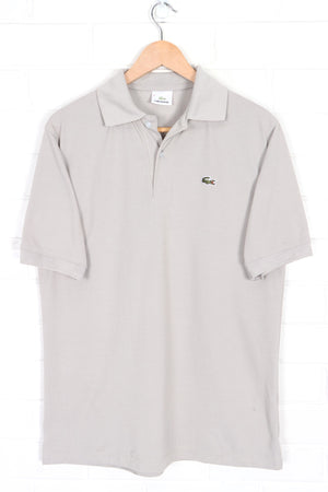 LACOSTE Ecru Grey Classic Polo Shirt (L)