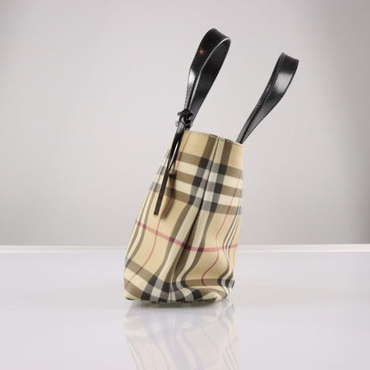Vintage BURBERRY Italian Made Signature Plaid Design Mini Tote Bag Vintage Sole Melbourne