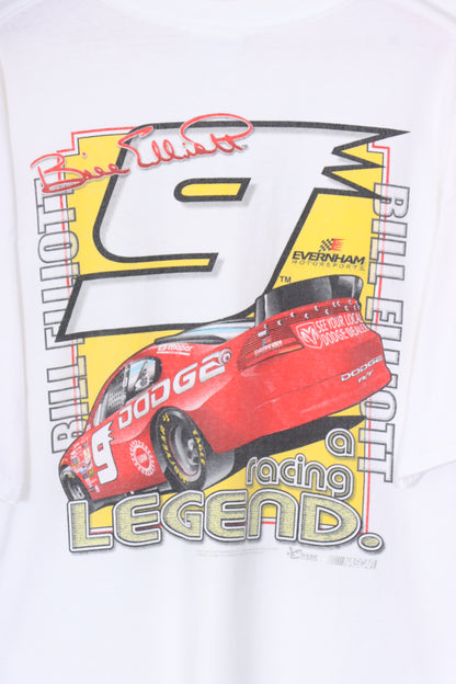 NASCAR Bill Elliot #9 'Racing Legend' Car Racing Graphic Tee (XXL)