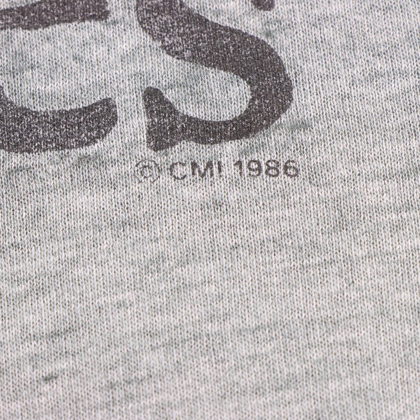 Vintage 1986 LES MISERABLES Cosette French Flag Illustration USA Made Single Stitch Grey Musical Tee (S TALL) ***COCO Vintage Sole Melbourne
