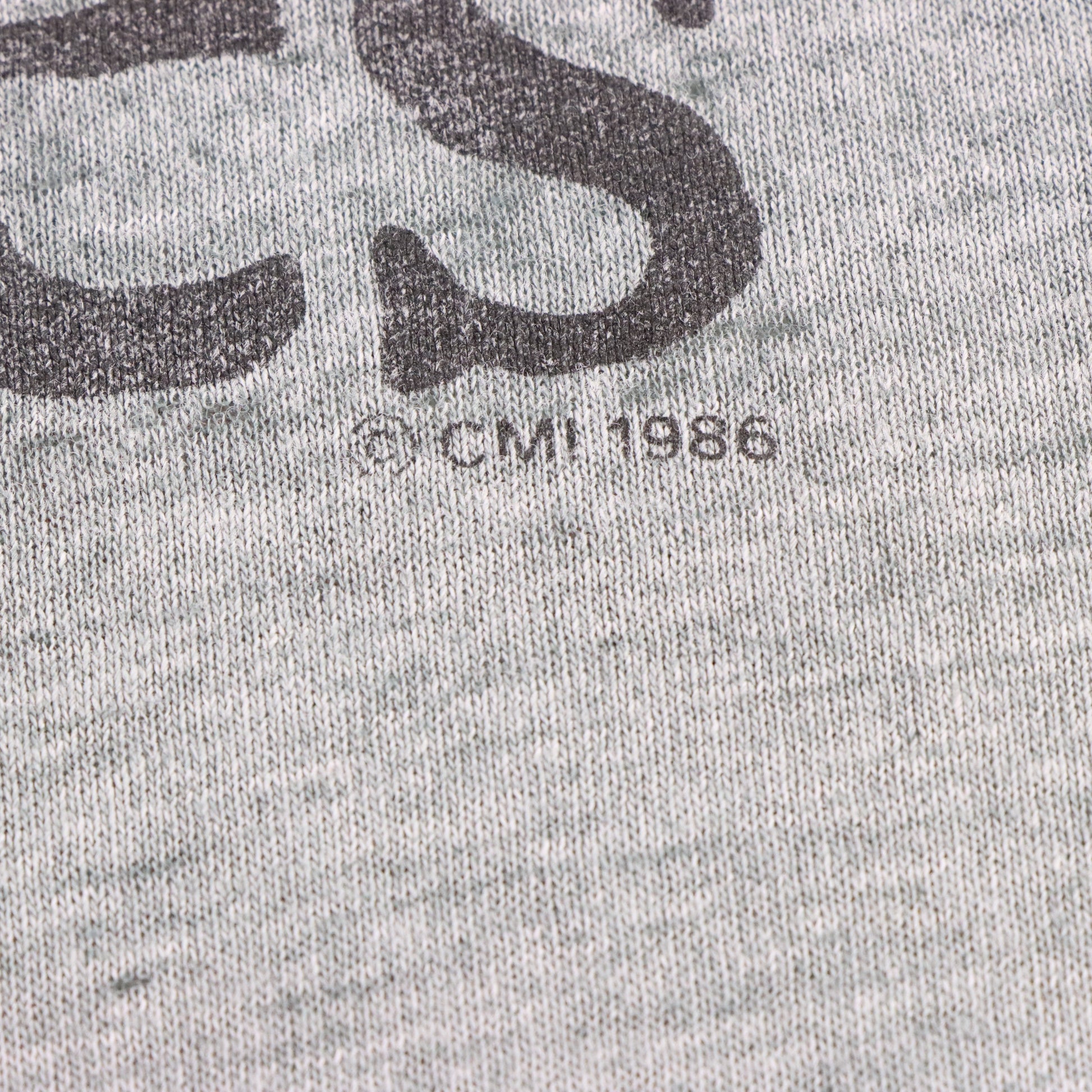 Vintage 1986 LES MISERABLES Cosette French Flag Illustration USA Made Single Stitch Grey Musical Tee (S TALL) ***COCO Vintage Sole Melbourne