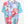 PIPELINE 'Push the Limits' Colourful All Over Surf Print Tee (L)