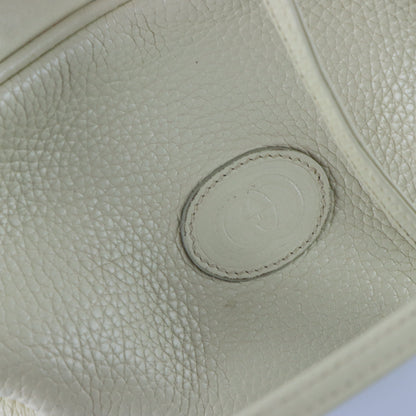 Vintage GUCCI Cream Suede Lined Pebbled Leather Crossbody Pouch Bag *Aubs Vintage Sole Melbourne