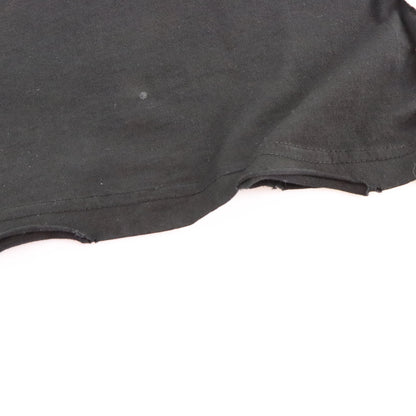 AFFLICTION Vintage Y2K Black & Red Velvet Detail Cross Wings USA Made Tee (M TALL) ***COCO Vintage Sole Melbourne