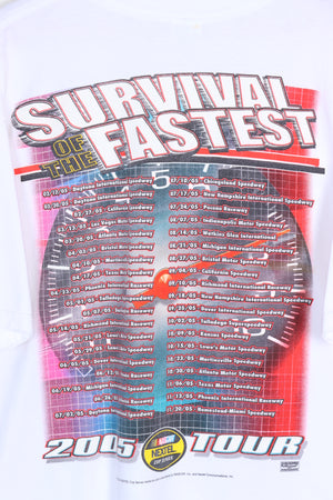 NASCAR 'Survival of the Fastest' Colourful Cup Series Racing Tee (XL)