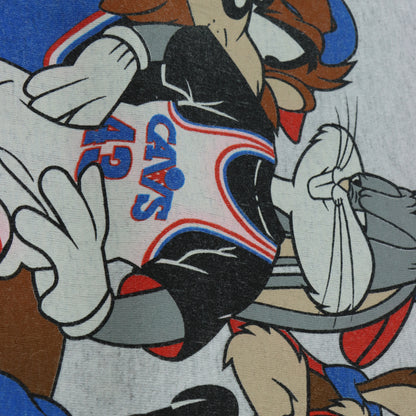 Vintage 1993 Cleveland Cavs NBA x Looney Tunes Single T-Shirt USA Made (XL)
