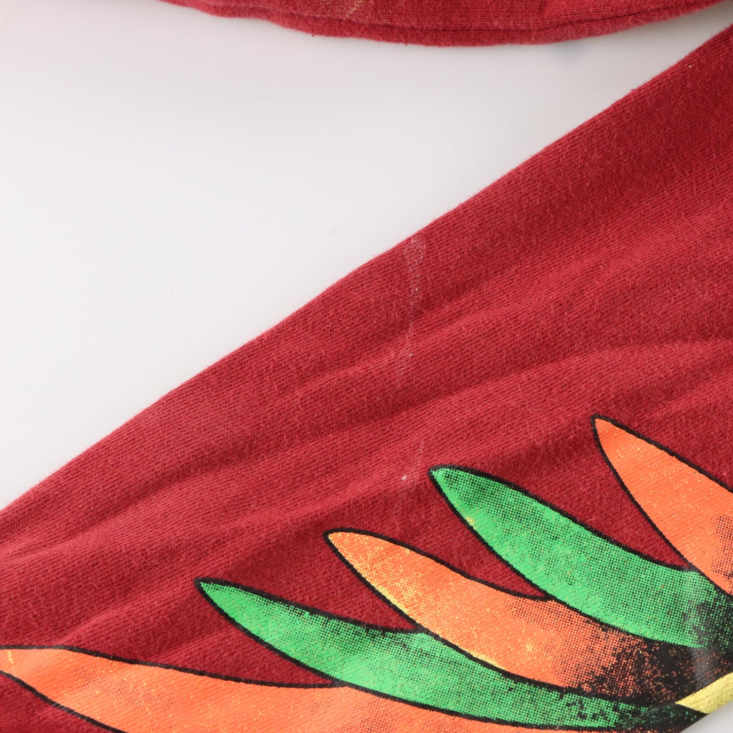 Vintage ED HARDY By Christian Audigier Red Rhinestone Hooded Sweatshirt *Aubs Vintage Sole Melbourne