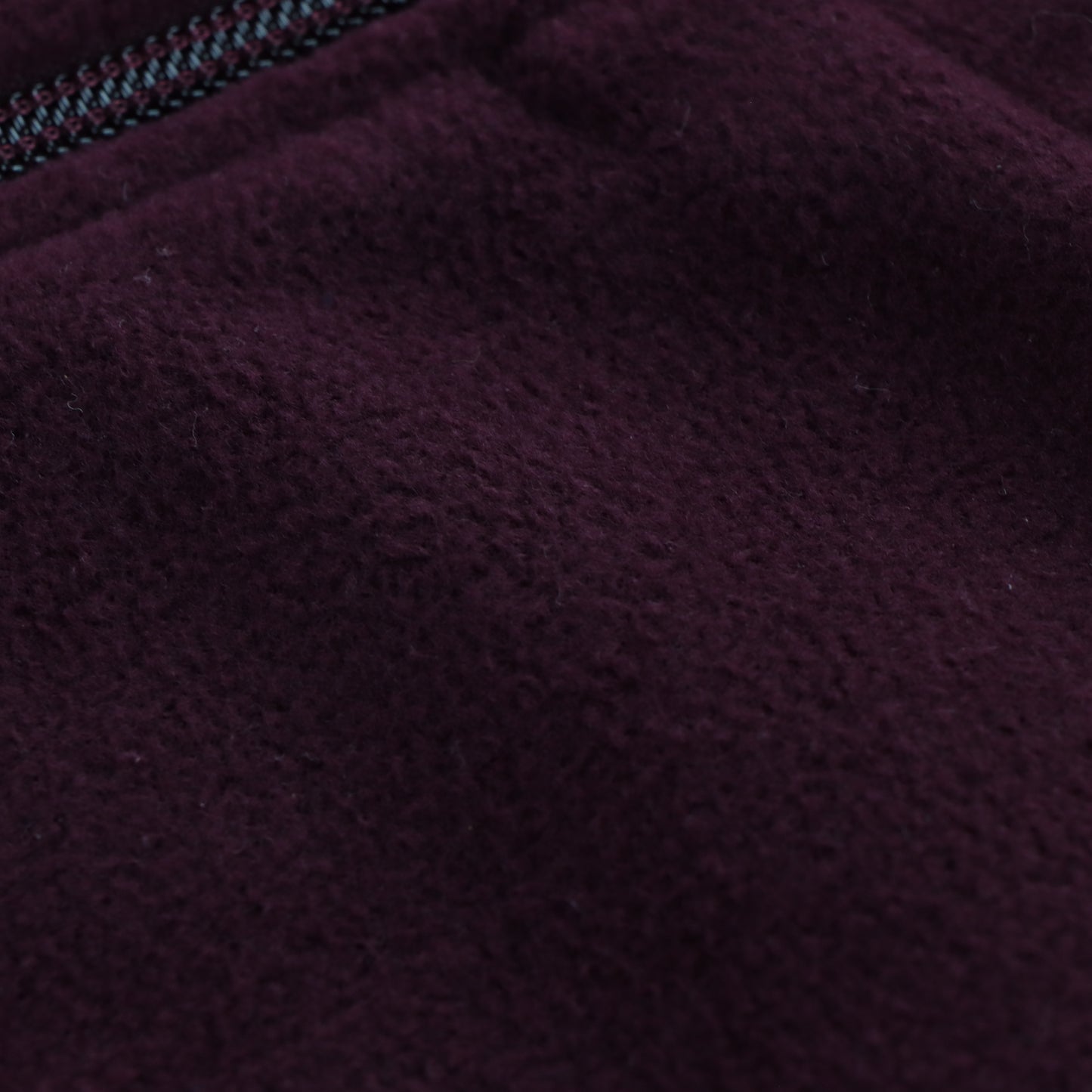 ADIDAS Embroidered Logo Fleece Maroon & Black Zip Up Jacket (M)