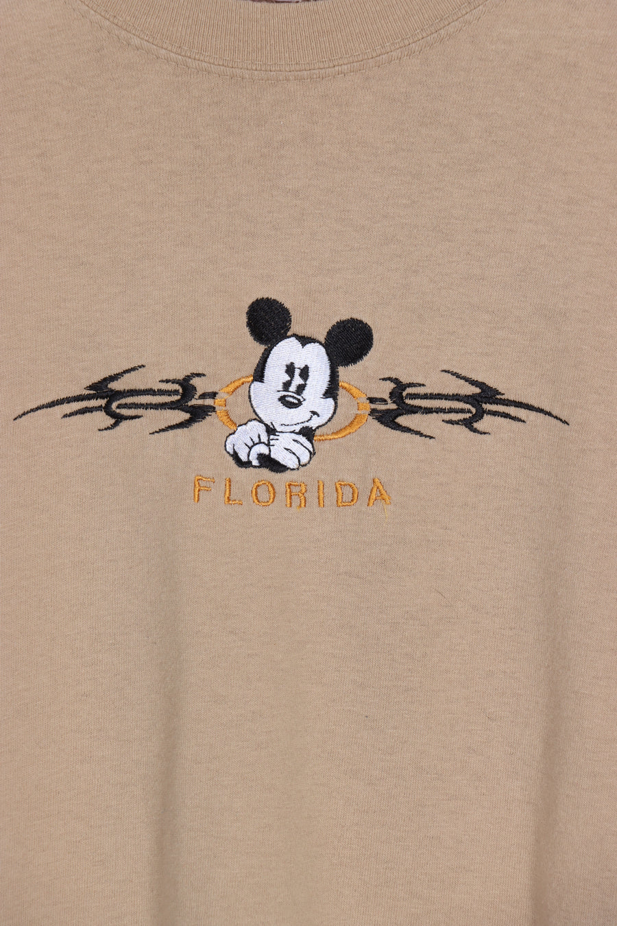 DISNEY Embroidered Mickey Mouse Florida Tee (L)