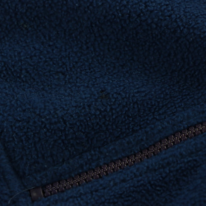 ADIDAS Embroidered Logo Navy Fleece Quarter Zip Jacket (XL-XXL)