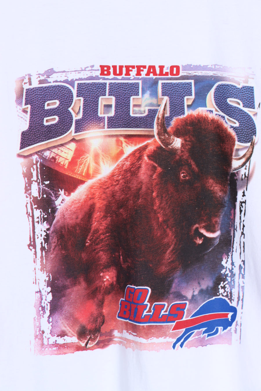 Buffalo Bills NFL Football Bull Graphic Tee (L)
