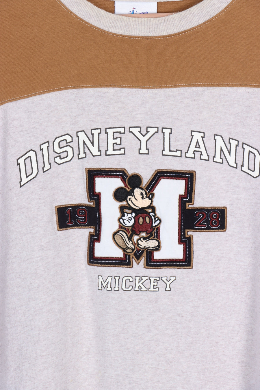 DISNEYLAND Mickey Mouse  Embroidered Panel Tee (XXL)