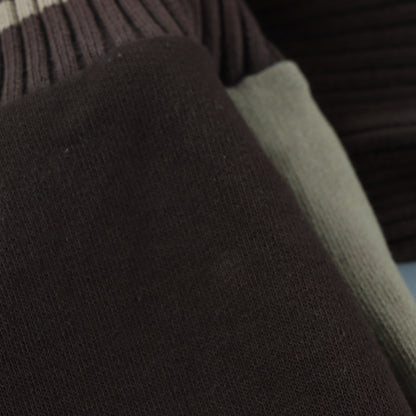 GUESS Y2K Grunge Brown Two-Tone Zip Up Jacket (M-L)