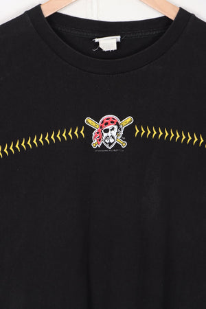 MLB Pittsburgh Pirates Multi Logo LEE Long Sleeve Tee (M-L)
