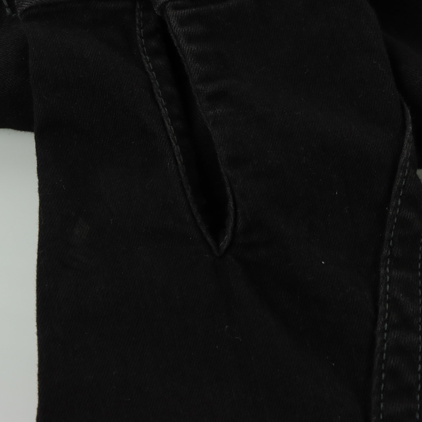 TRUE RELIGION Y2K Black Contrast Stitch Denim Motorcycle Jacket (XXL)